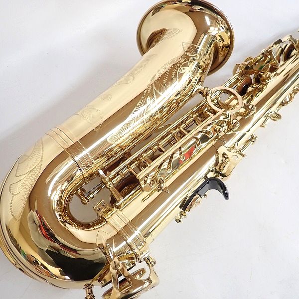 実際に弊社で買取させて頂いた★SELMER/セルマー アルトサックス SA80/Super Action 80 SERIE Ⅱ/シリーズ2 彫刻有り 49万台 ハードケース付 の画像 4枚目