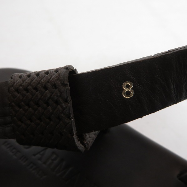 実際に弊社で買取させて頂いたGIORGIO ARMANI/ジョルジオアルマーニ グラディエーターサンダル/8の画像 5枚目