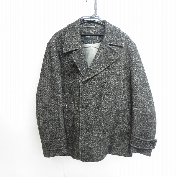 実際に弊社で買取させて頂いたHUGO BOSS/ヒューゴボス ダブルブレステッドウールPコート/48