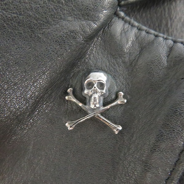 実際に弊社で買取させて頂いたCELT&COBRA/ケルトアンドコブラ 牛革 レザージャケット/Mの画像 8枚目