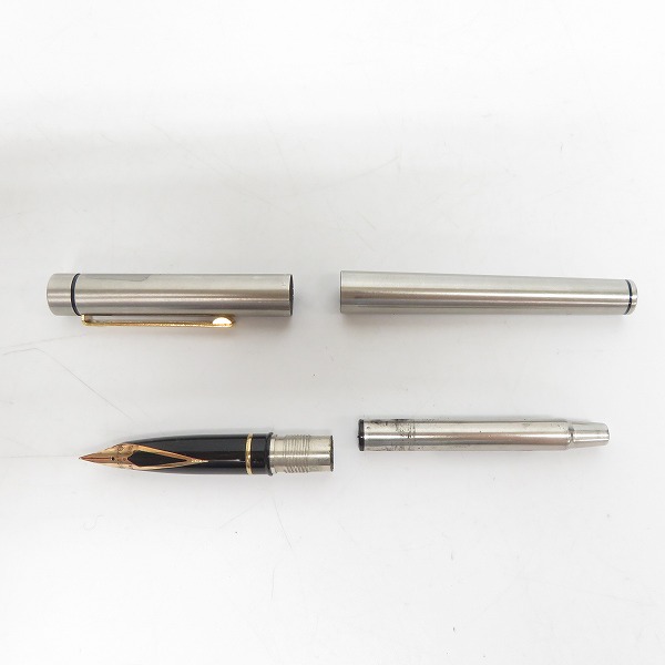 実際に弊社で買取させて頂いたSHEAFFER/シェーファー シルバー×ゴールド ペン先 14K/585 万年筆/筆記用具 の画像 7枚目