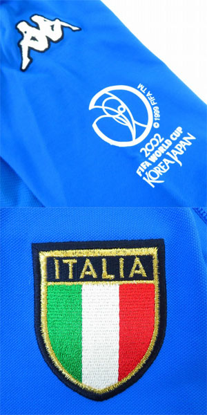 実際に弊社で買取させて頂いた【証明書】Kappa/カッパ 2002年 日韓ワールドカップ イタリア代表 ＃7 デル ピエロ サイン入 ユニフォーム Size：Lの画像 5枚目