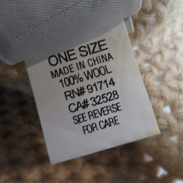 実際に弊社で買取させて頂いたARMANI EXCHANGE/アルマーニエクスチェンジ ニット帽/ONE SIZEの画像 6枚目