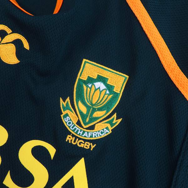 実際に弊社で買取させて頂いたCANTERBURY/カンタベリー ラグビー W杯 2011 南アフリカ代表 レプリカジャージ Size：Lの画像 5枚目