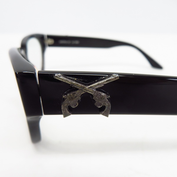 実際に弊社で買取させて頂いたroar/ロアー 度入り 二丁拳銃/クロスガン 眼鏡/メガネフレーム 08SRQ-42の画像 4枚目