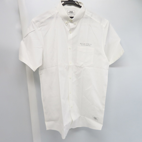 実際に弊社で買取させて頂いたCRIMIE/クライミー REALIZED WORKS ボタンダウン  半袖 ストレッチシャツ ホワイト XL