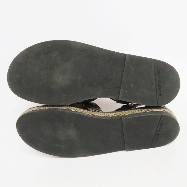 実際に弊社で買取させて頂いたGIORGIO ARMANI/ジョルジオアルマーニ グラディエーターサンダル/8の画像 2枚目