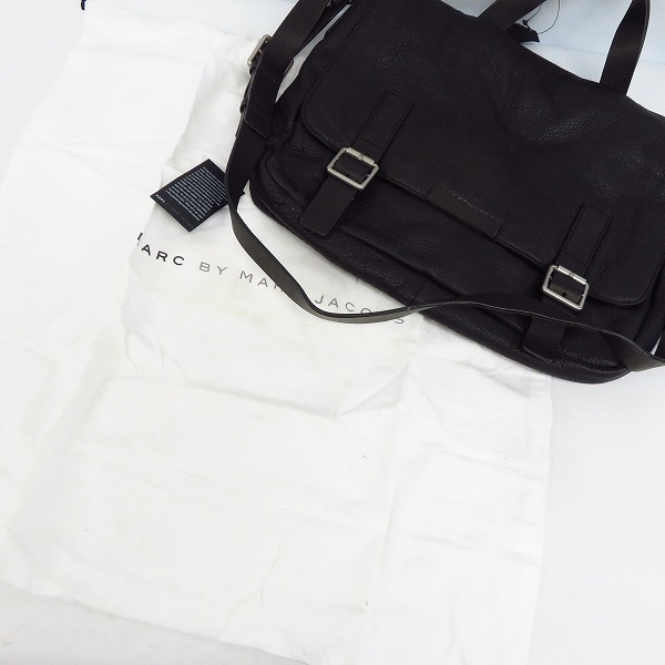 実際に弊社で買取させて頂いたMARC BY MARC JACOBS/マークバイマークジェイコブス 2way レザーショルダーバッグ M4PE1002の画像 9枚目