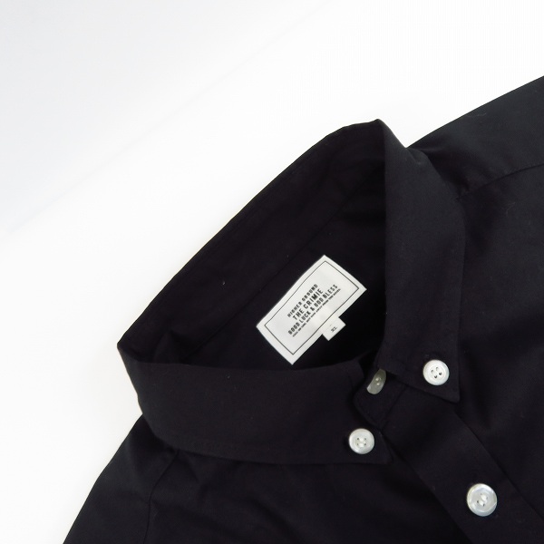 実際に弊社で買取させて頂いたCRIMIE/クライミー REALIZED WORKS  ボタンダウン 半袖 ストレッチシャツ ブラック XLの画像 4枚目