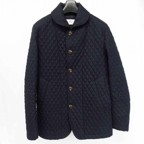 実際に弊社で買取させて頂いた417byEDIFICE/フォーワンセブンバイエディフィス キルティングジャケット 14-090-312-8000-3-0 size：L