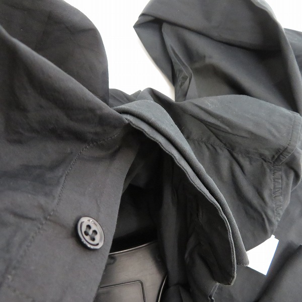 実際に弊社で買取させて頂いたJEAN PAUL GAULTIER/ジャンポール・ゴルチエ フード付き 長袖シャツ 無地/38の画像 6枚目