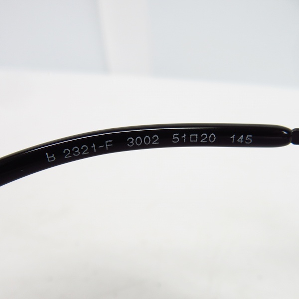 実際に弊社で買取させて頂いたBURBERRY/バーバリー メガネフレーム/アイウェア B2321-F 3002の画像 3枚目