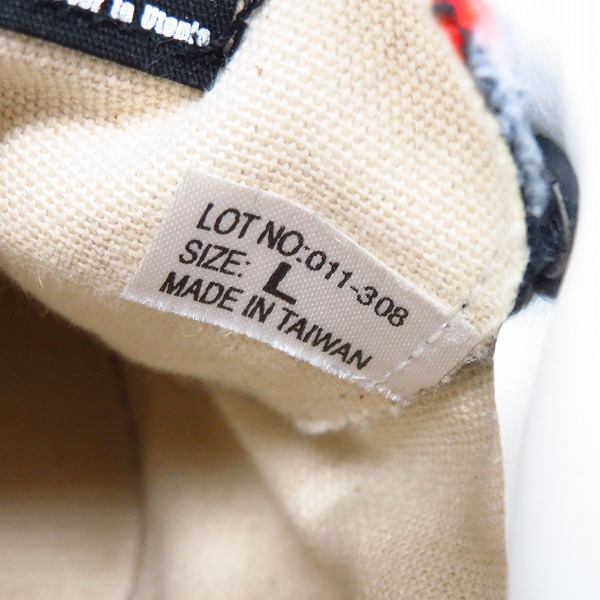 実際に弊社で買取させて頂いたDOARAT/ドゥアラット ストライプ柄 スニーカー/シューズ DAR-F-019/011-308/Lの画像 5枚目