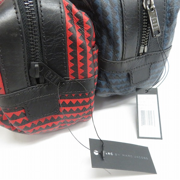 実際に弊社で買取させて頂いた【未使用】MARC BY MARC JACOBS/マークバイマークジェイコブス ポーチ/ハンドバッグ M0003962 2点セットの画像 2枚目
