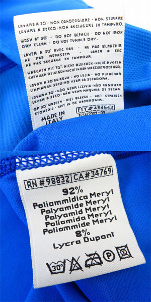 実際に弊社で買取させて頂いた【証明書】Kappa/カッパ 2002年 日韓ワールドカップ イタリア代表 ＃7 デル ピエロ サイン入 ユニフォーム Size：Lの画像 4枚目