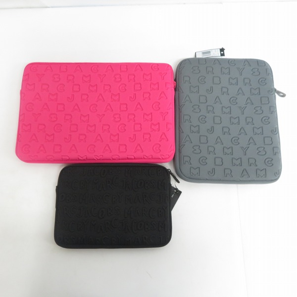 実際に弊社で買取させて頂いた【未使用】MARC BY MARC JACOBS/マークバイマークジェイコブス クラッチバッグ M0003463/M6PE024/M6131024 3点セットの画像 1枚目