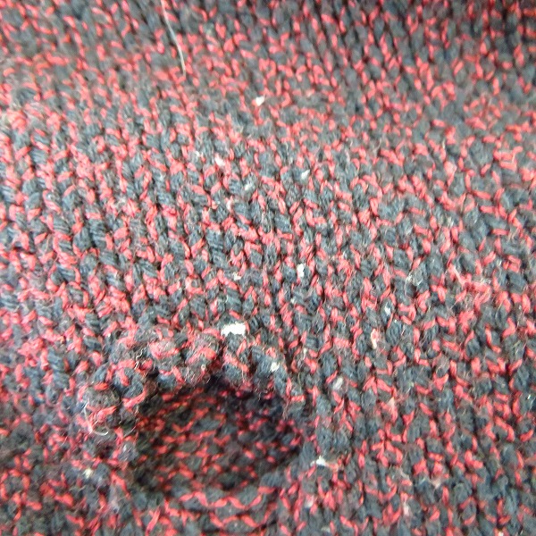 実際に弊社で買取させて頂いたMIHARAYASUHIRO/ミハラヤスヒロ ニット/セーター ダメージ加工 レッド系 91503345/46の画像 5枚目