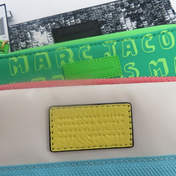 実際に弊社で買取させて頂いた【未使用】MARC BY MARC JACOBS/マークバイマークジェイコブス ミニクラッチ/ポーチ M0002308/M0002302A/M0005925 3点セットの画像 3枚目