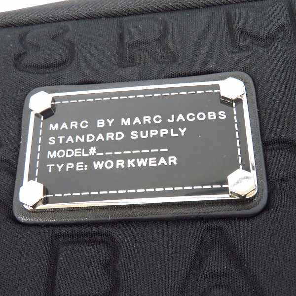 実際に弊社で買取させて頂いた【未使用】MARC BY MARC JACOBS/マークバイマークジェイコブス PC タブレットケース 横型 ブラック M6PE023の画像 7枚目