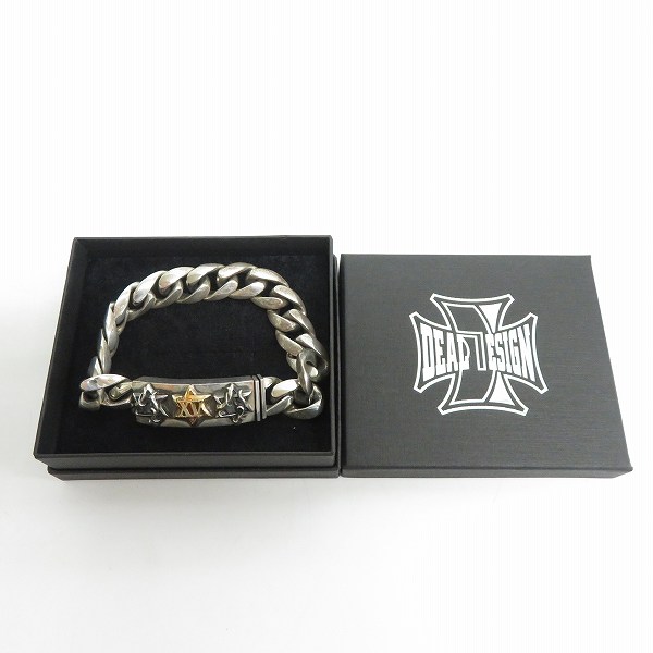 実際に弊社で買取させて頂いたDEAL DESIGN/ディールデザイン カスタム 15th ヘックススター ID ブレスレットの画像 5枚目