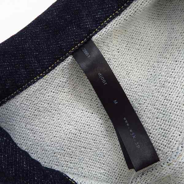 実際に弊社で買取させて頂いたwjk/ダブルジェーケー tight knit-denim blouson OW デニムジャケット/2861 dj06f/Mの画像 2枚目