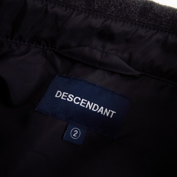実際に弊社で買取させて頂いたDESCENDANT/ディセンダント  20AW CPOC MELTON SHIRT メルトンシャツ 2の画像 2枚目