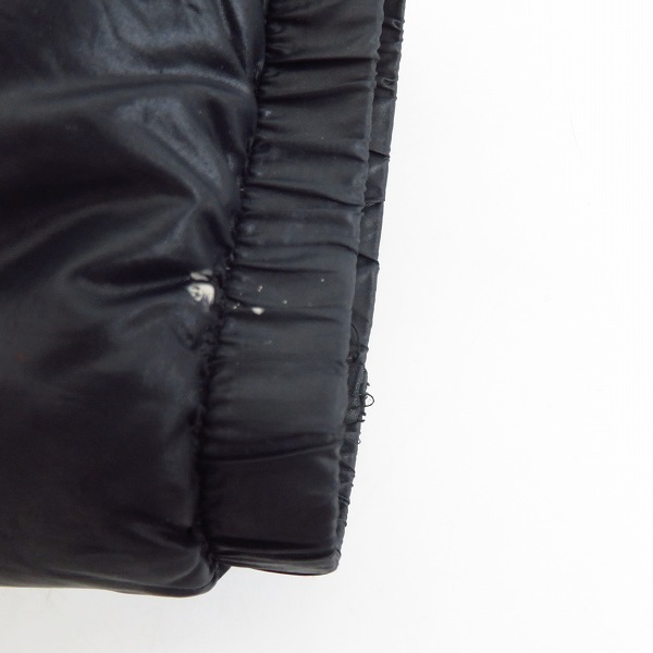 実際に弊社で買取させて頂いたLACOSTE/ラコステ フーデッドダウンジャケット ブラック BF319E/42の画像 6枚目