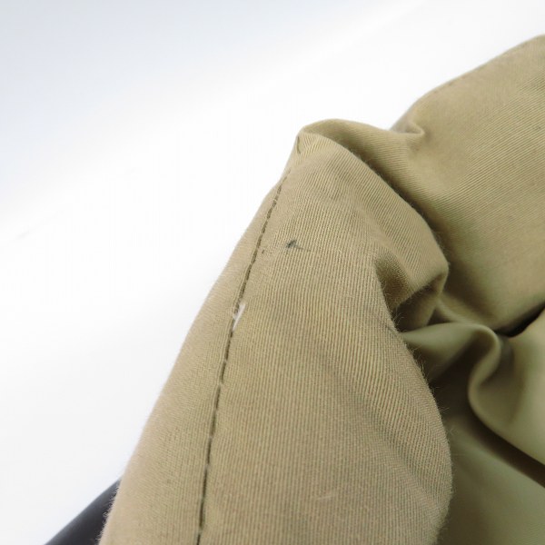 実際に弊社で買取させて頂いたRon Herman×Schott/ロンハーマン×ショット レザーヨーク ダウンジャケット/Mの画像 6枚目