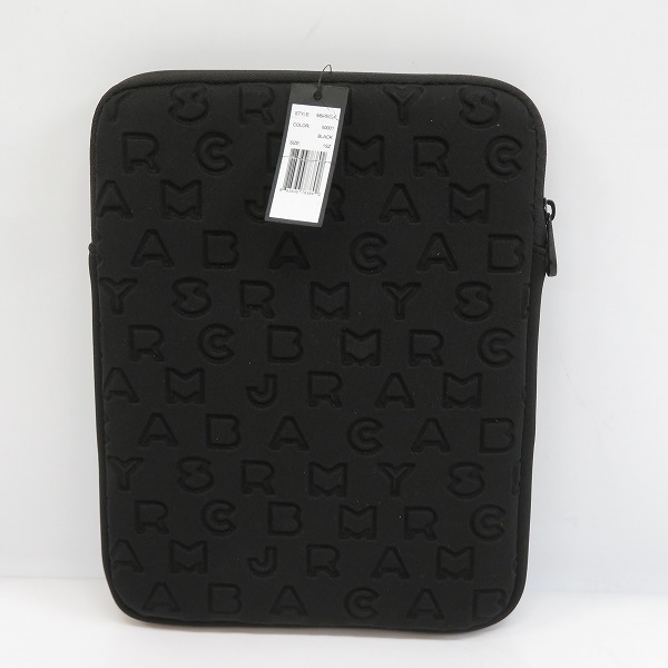 実際に弊社で買取させて頂いた【未使用】MARC BY MARC JACOBS/マークバイマークジェイコブス PC タブレットケース 縦型 ブラック M6PE024の画像 1枚目
