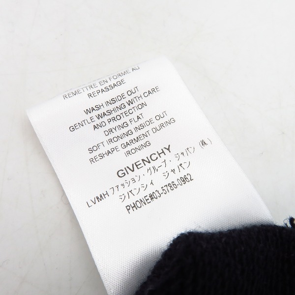 実際に弊社で買取させて頂いた【JPタグ】GIVENCHY/ジバンシィ 20SS  エンボス メタリックロゴ プルオーバーパーカー  BMJ06R30AF/Mの画像 4枚目