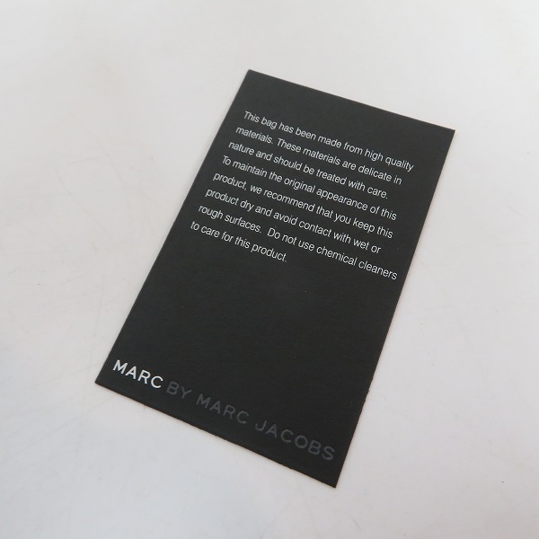 実際に弊社で買取させて頂いた【未使用】MARC BY MARC JACOBS/マークバイマークジェイコブス ミニクラッチ/ポーチ M6131017/M0006468 2点セットの画像 7枚目