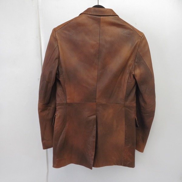 実際に弊社で買取させて頂いたTOMORROWLAND/トゥモローランド テーラードジャケット 羊革/シープスキン 51-07-44-07204 610018/44の画像 1枚目