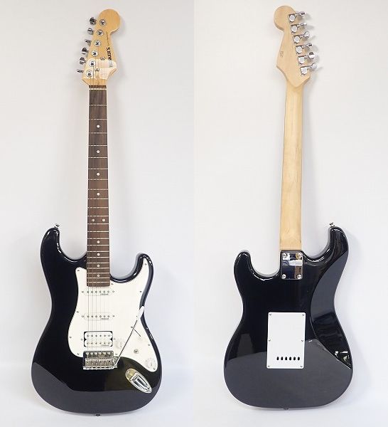 実際に弊社で買取させて頂いた★BUSKER'S/バスカーズ BST-2H ストラトキャスターType BK ソフトケース付の画像 2枚目