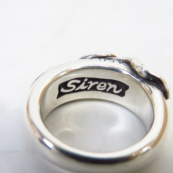 実際に弊社で買取させて頂いた【ギャラ付き】Bloody Mary/ブラッディマリー Mermeid fin マーメイドフィンリング/9号の画像 5枚目
