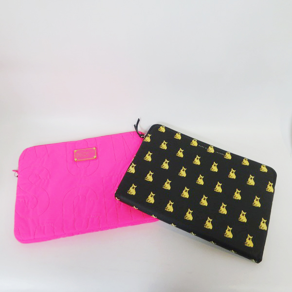 実際に弊社で買取させて頂いた【未使用】MARC BY MARC JACOBS/マークバイマークジェイコブス クラッチバッグ/タブレットケース M6131071/M0003115 2点セット