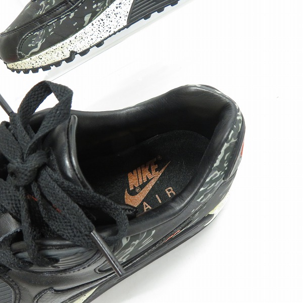 実際に弊社で買取させて頂いたNIKE×ATMOS/ナイキ×アトモス AIR MAX 90 PREMIUM スニーカー ブラック タイガー カモ 333888-024/28の画像 4枚目