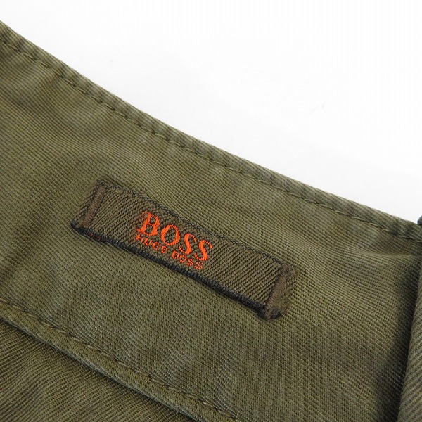 実際に弊社で買取させて頂いた【JPタグ】HUGO BOSS/ヒューゴボス  ミリタリー ワーク カーゴ パンツ　カーキ/48の画像 7枚目
