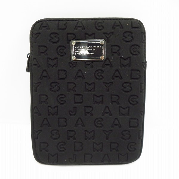 実際に弊社で買取させて頂いた【未使用】MARC BY MARC JACOBS/マークバイマークジェイコブス PC タブレットケース 縦型 ブラック M6PE024