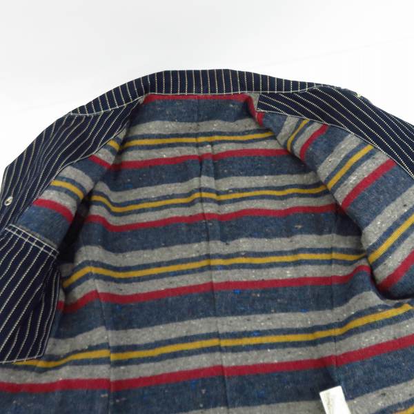 実際に弊社で買取させて頂いたMARKAWARE/マーカウェア ウォバッシュストライプカバーオール ジャケット size：2の画像 7枚目