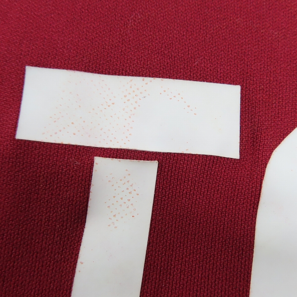 実際に弊社で買取させて頂いたDIADORA/ディアドラ セリアA ASローマ 10番 トッティ ホームユニフォーム/XLの画像 5枚目