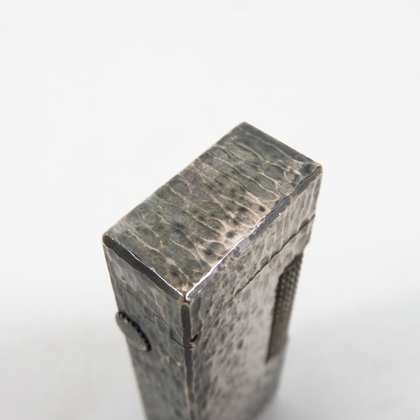 実際に弊社で買取させて頂いたdunhill/ダンヒル タタキ加工 サイドローラー ガスライター シルバーの画像 5枚目