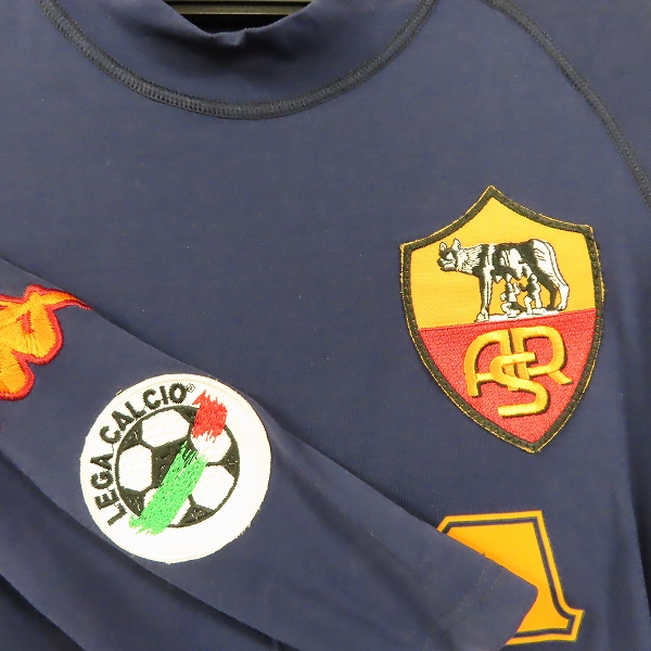 実際に弊社で買取させて頂いたKappa/カッパ セリエA ASローマ 18番 バティストゥータ ホームユニフォーム/Lの画像 3枚目