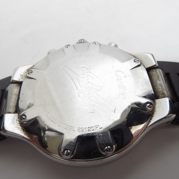 実際に弊社で買取させて頂いたCartier/カルティエ クロノスカフ マスト21 クロノグラフ【動作未確認】の画像 3枚目