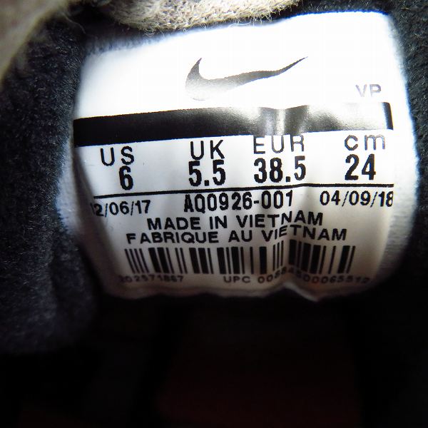 実際に弊社で買取させて頂いたNIKE×atmos/ナイキ×アトモス AIR MAX 90 PRNT "WE LOVE NIKE"/エアマックス90 プリント スニーカー AQ0926-001/24.0の画像 5枚目