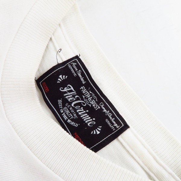 実際に弊社で買取させて頂いたCRIMIE/クライミー プリント 半袖Tシャツ Mの画像 2枚目