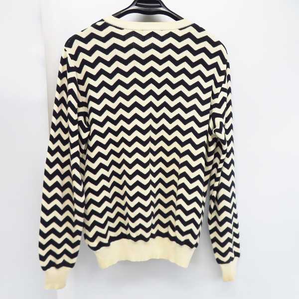 実際に弊社で買取させて頂いたBURBERRY/バーバリー ブラックレーベル 幾何学 ニット/セーター D1N15-114-29/2の画像 1枚目
