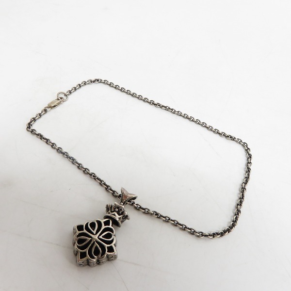 実際に弊社で買取させて頂いた【ギャラ付き】LEATHERS & TREASURES/レザーズアンドトレジャーズ クロスクラウンペンダント の画像 7枚目