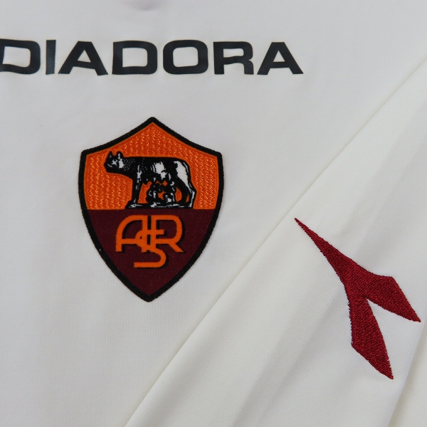 実際に弊社で買取させて頂いたDIADORA/ディアドラ セリアA ASローマ アウェイユニフォーム/Lの画像 3枚目