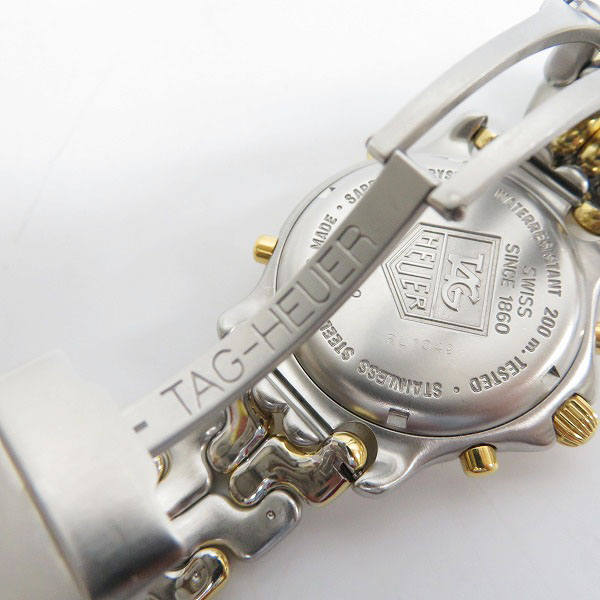 実際に弊社で買取させて頂いたTAG HEUER/タグホイヤー セル セナモデル クロノグラフ/クォーツ時計 CG1122-0の画像 5枚目