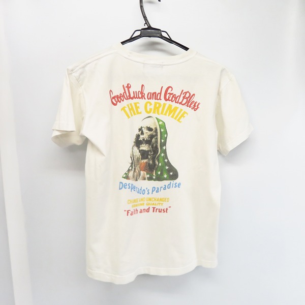 実際に弊社で買取させて頂いたCRIMIE/クライミー プリント 半袖Tシャツ Mの画像 1枚目